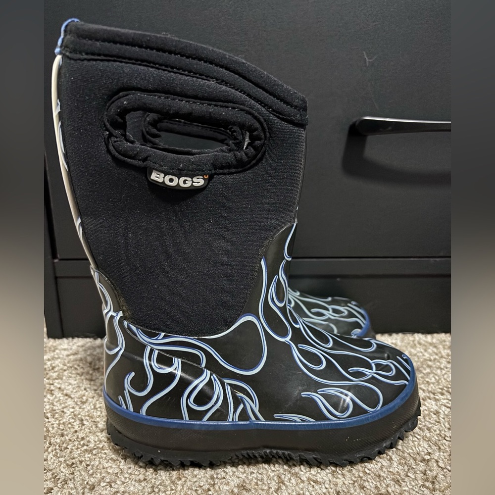 Bogs Child Flame Print Boots